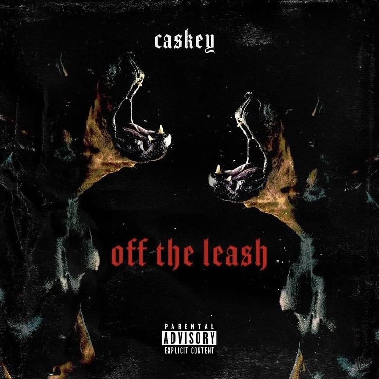 Album cover art for "Off the Leash" by Caskey