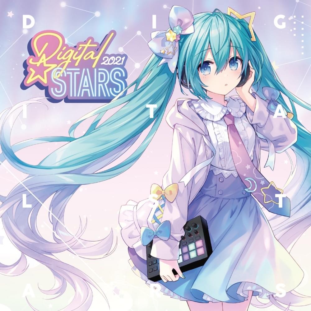 Album cover art for "sweety glitch" by gaburyu & 初音ミク (Hatsune Miku)