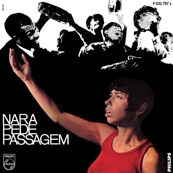 Album cover art for "Pede Passagem" by Nara Leão