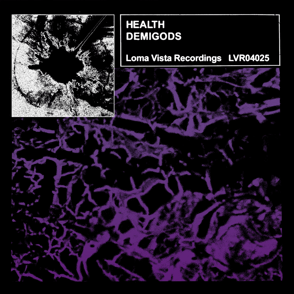 Album cover art for "DEMIGODS" by HEALTH