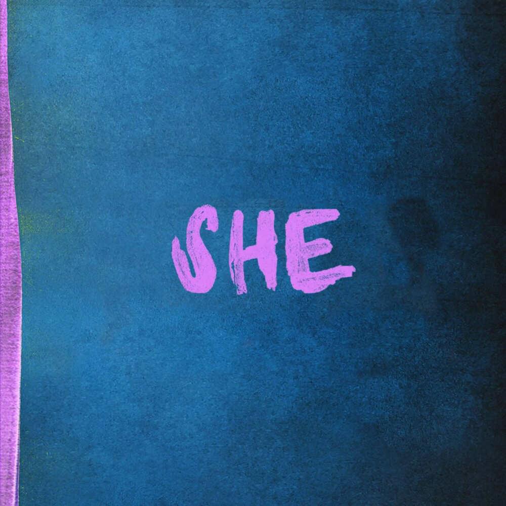 Album cover art for "She" by Hayley Kiyoko