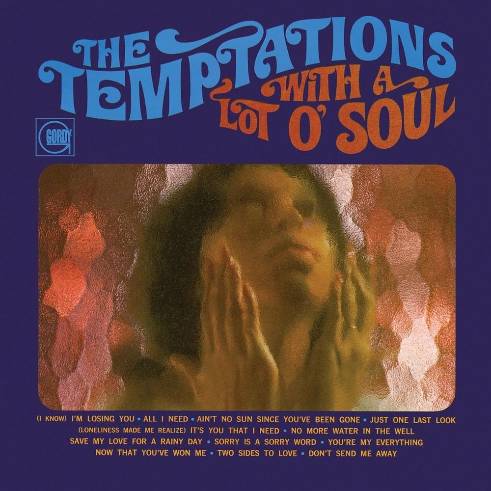 Album cover art for "Don’t Send Me Away" by The Temptations