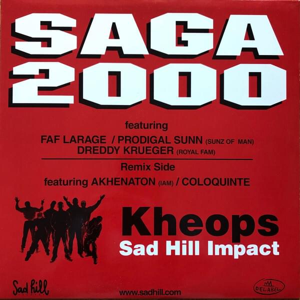 Album cover art for "La Saga 2000" by IAM & Dreddy Kruger & Prodigal Sunn & Faf Larage