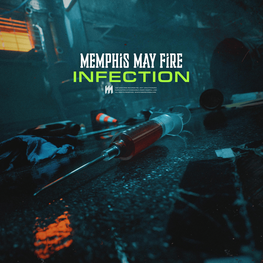 Album cover art for "Infection" by Memphis May Fire