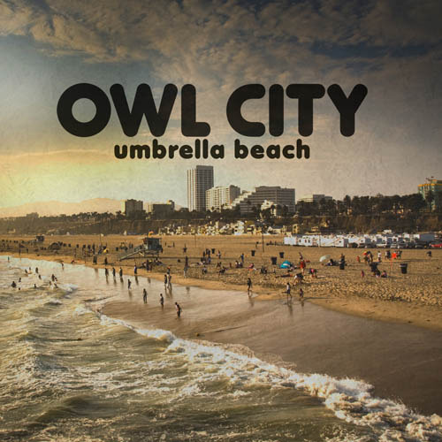 Album cover art for "Umbrella Beach" by Owl City