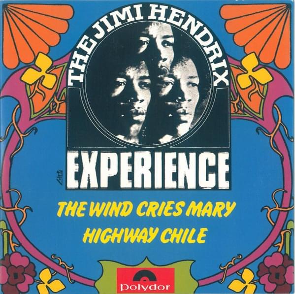 Album cover art for "Highway Chile" by The Jimi Hendrix Experience