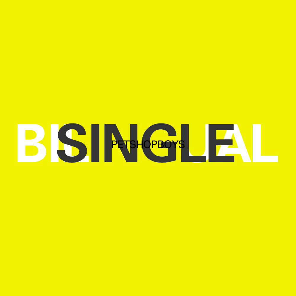 Album cover art for "Single-Bilingual" by Pet Shop Boys