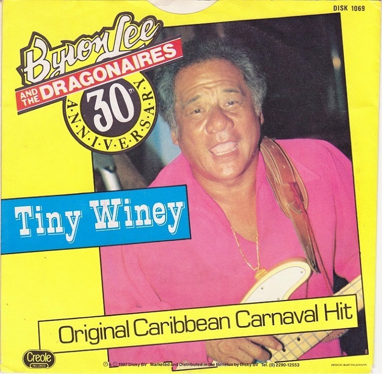 Album cover art for "Tiny Winey" by Byron Lee and the Dragonaires