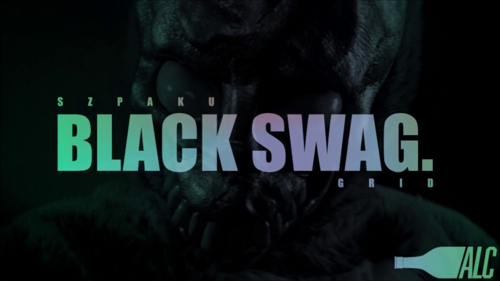 Album cover art for "BLACK SWAG" by Szpaku