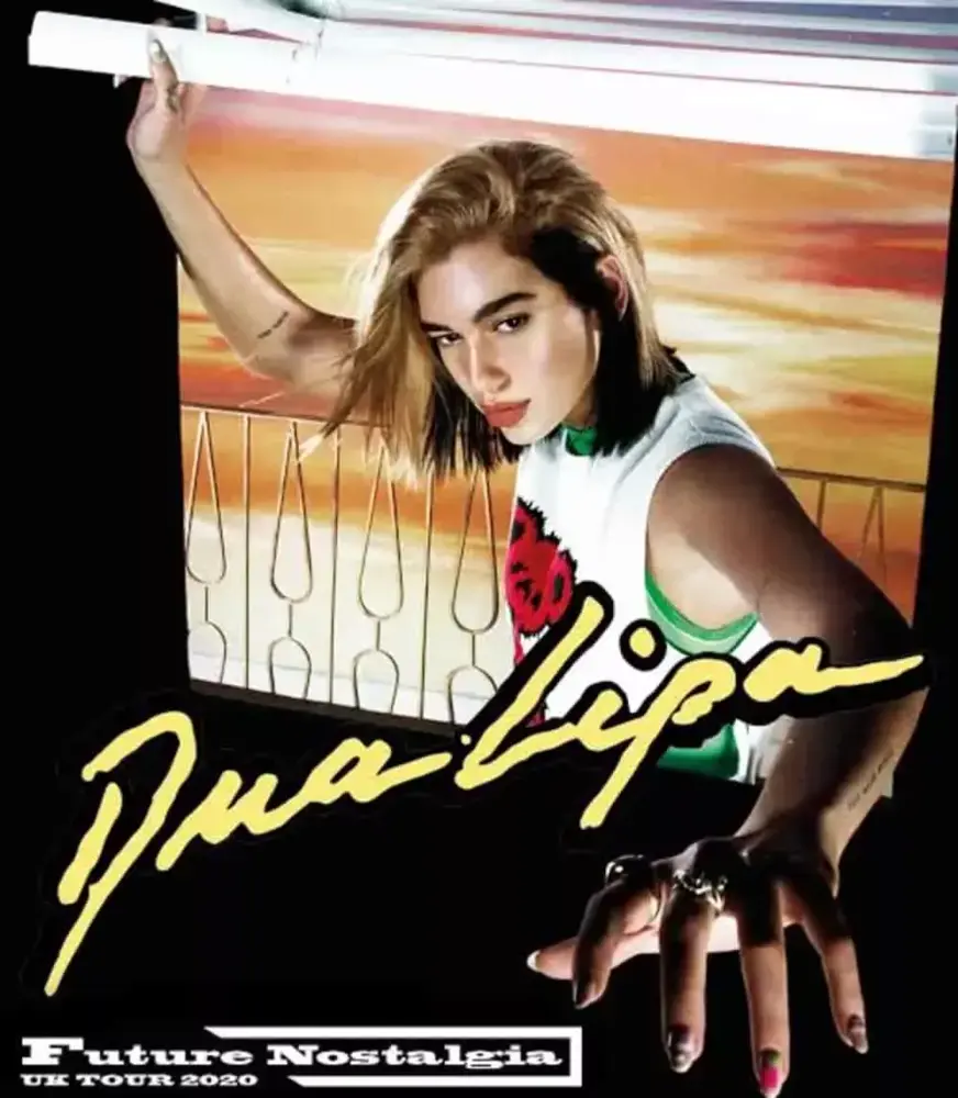 Album cover art for "Dua Lipa - Future Nostalgia (Türkçe Çeviri)" by Genius Türkçe Çeviriler