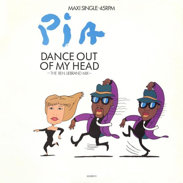 Album cover art for "Dance Out Of My Head" by Pia Zadora