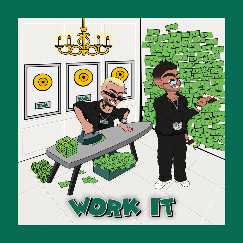 Album cover art for "WORK IT" by Jamule