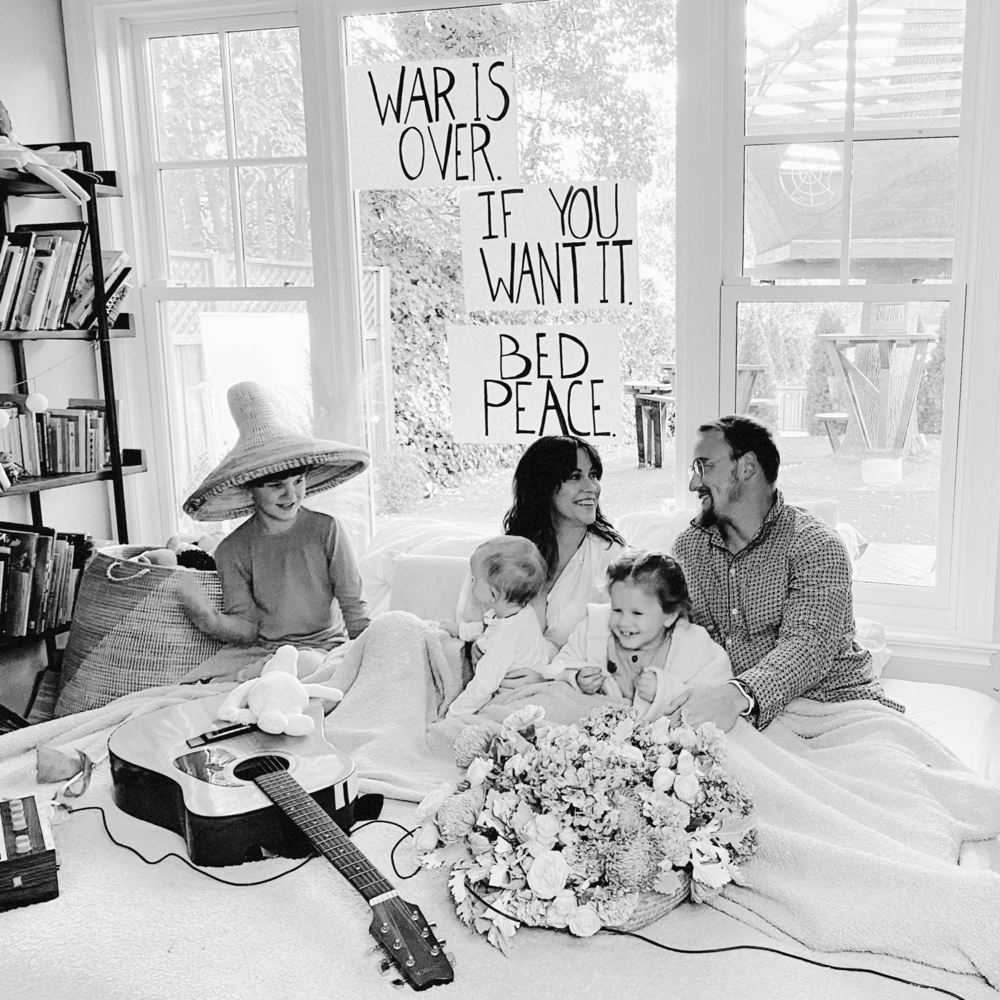 Album cover art for "Happy Xmas (War Is Over)" by Alanis Morissette