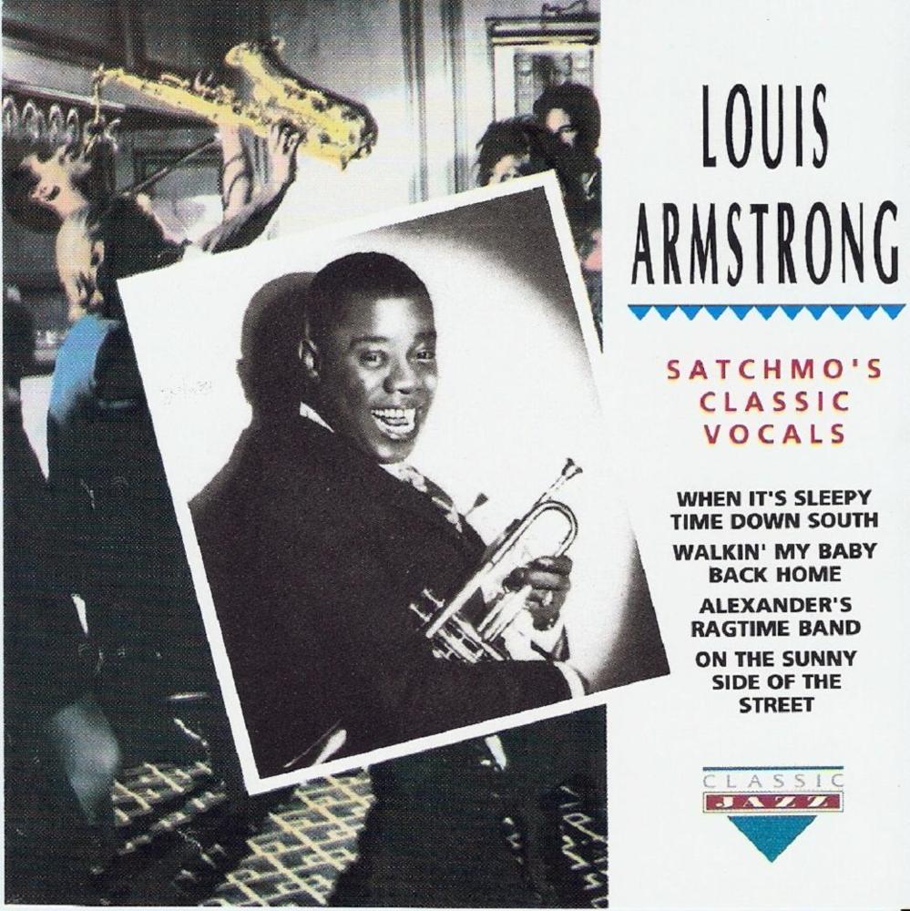 Album cover art for "Shine" by Louis Armstrong