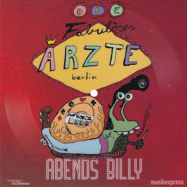 Album cover art for "ABENDS BILLY" by Die Ärzte