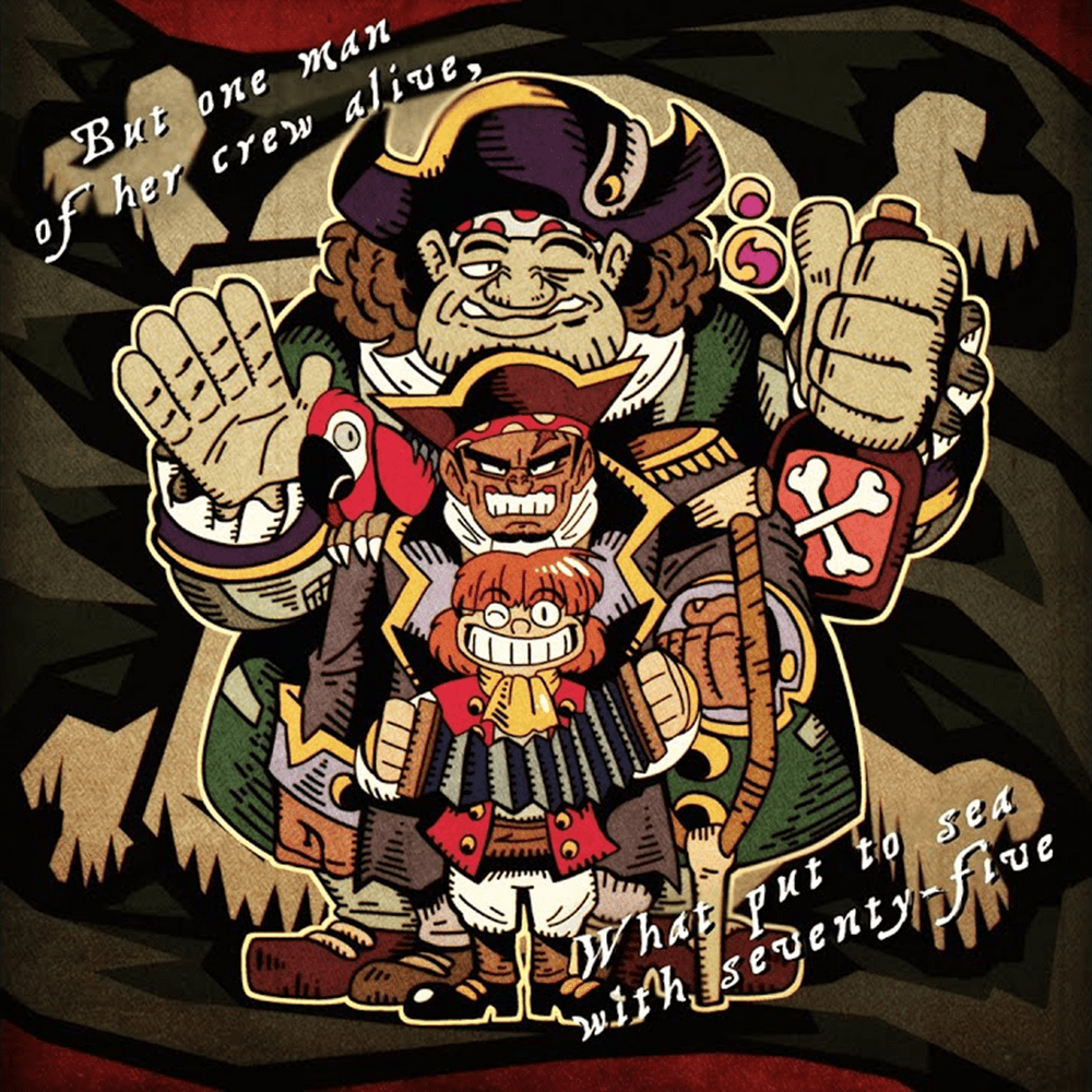 Album cover art for "Dead Man’s Sea Shanty" by Chonny Jash