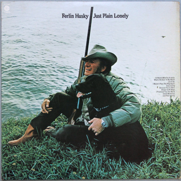 Album cover art for "I Promised You the World" by Ferlin Husky