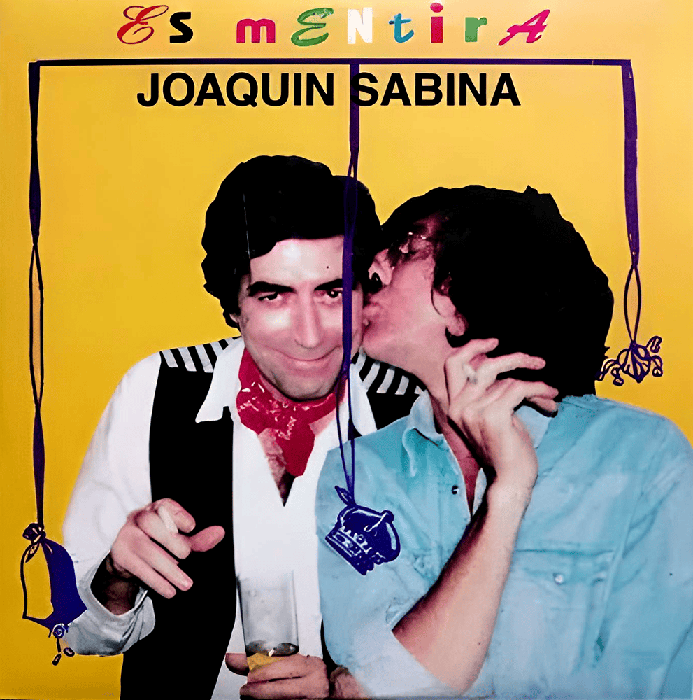 Album cover art for "Es Mentira" by Joaquín Sabina
