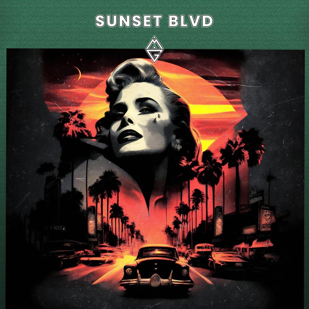 Album cover art for "SUNSET BLVD" by Marvin Game & twentyone