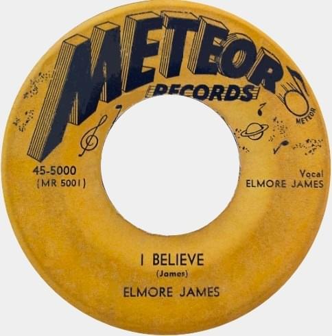 Album cover art for "I Believe" by Elmore James