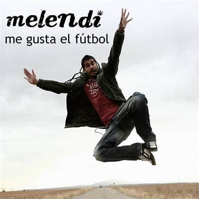 Album cover art for "Me Gusta El Fútbol" by Melendi