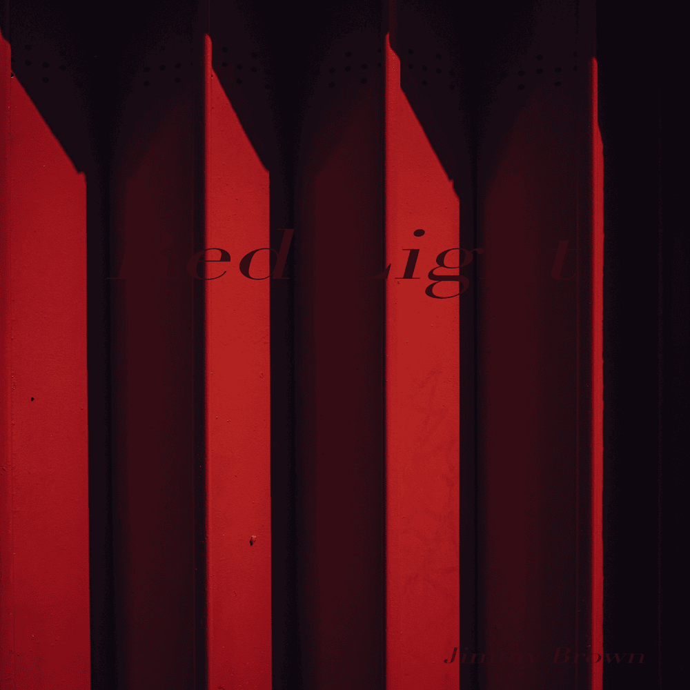 Album cover art for "Red Light" by Jimmy Brown