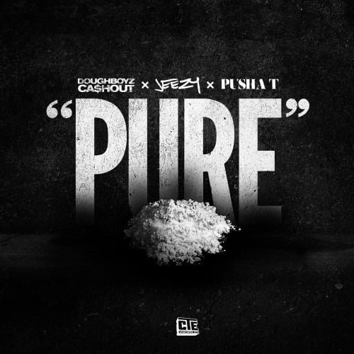 Album cover art for "Pure White" by Jeezy & Pusha T & Big K.R.I.T.