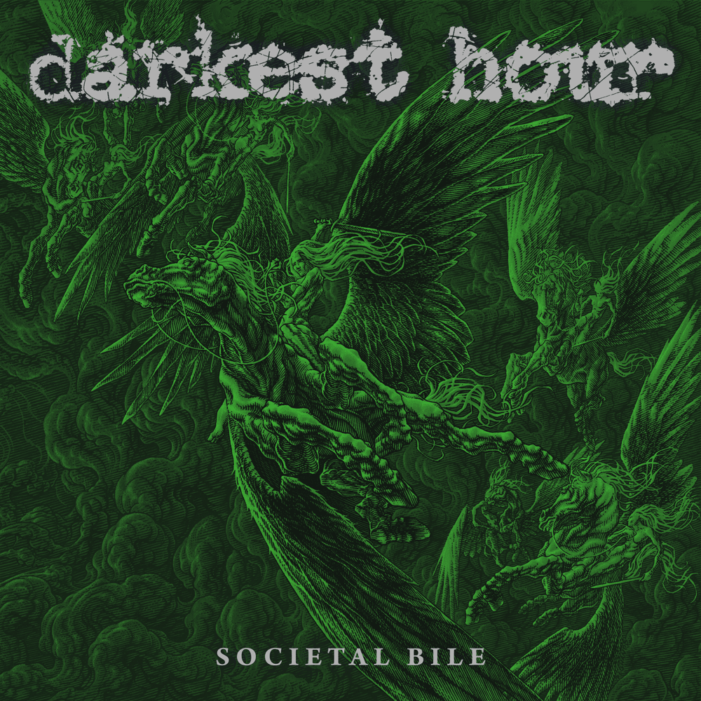Album cover art for "Societal Bile" by Darkest Hour