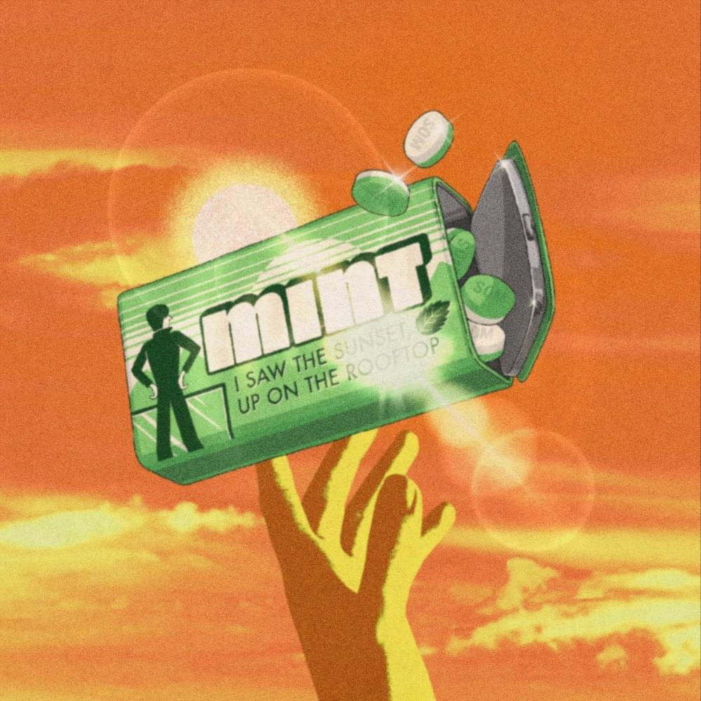 Album cover art for "옥상에서 혼자 노을을 봤음 (I watched the sunset alone on the rooftop)" by JANNABI (잔나비)