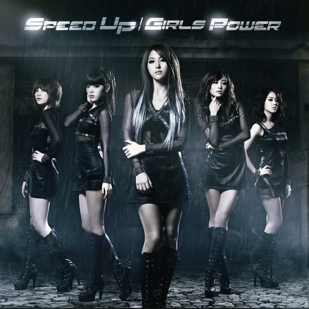 Album cover art for "スピード アップ (Speed Up)" by KARA