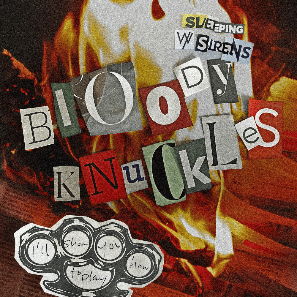 Album cover art for "Bloody Knuckles" by Sleeping With Sirens