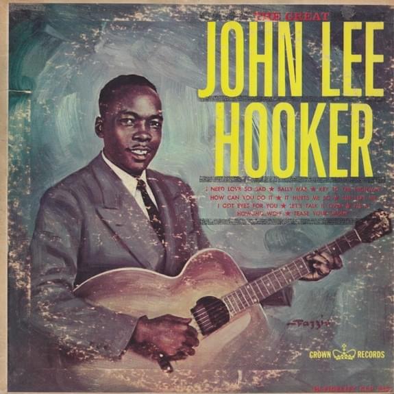 Album cover art for "Sally Mae" by John Lee Hooker