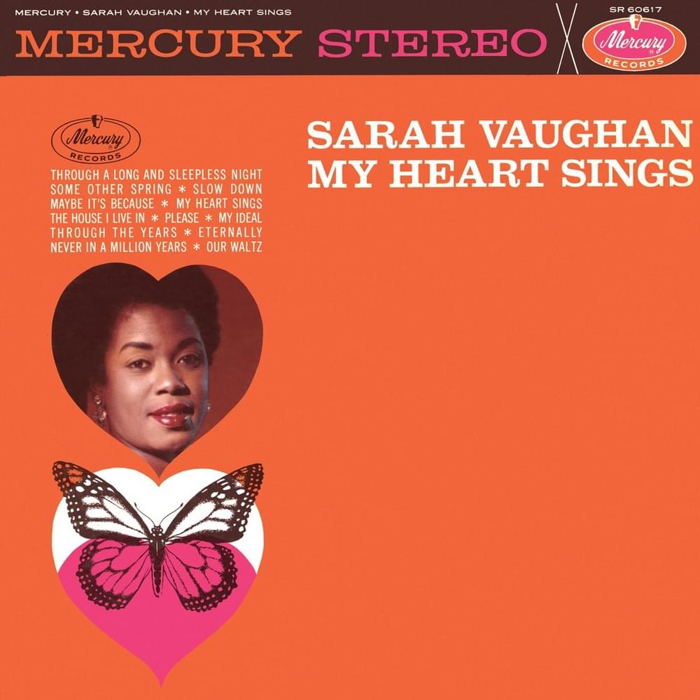 Album cover art for "Through the Years" by Sarah Vaughan