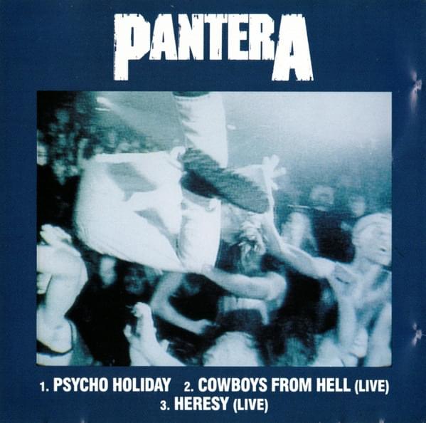 Album cover art for "Psycho Holiday" by Pantera