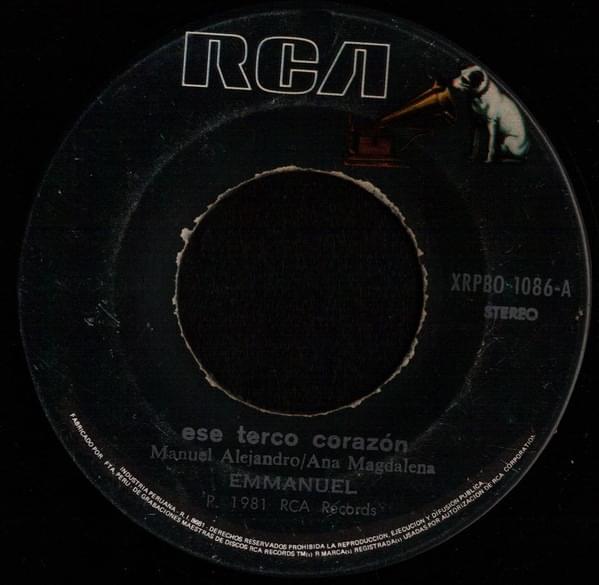 Album cover art for "Este Terco Corazón" by Emmanuel