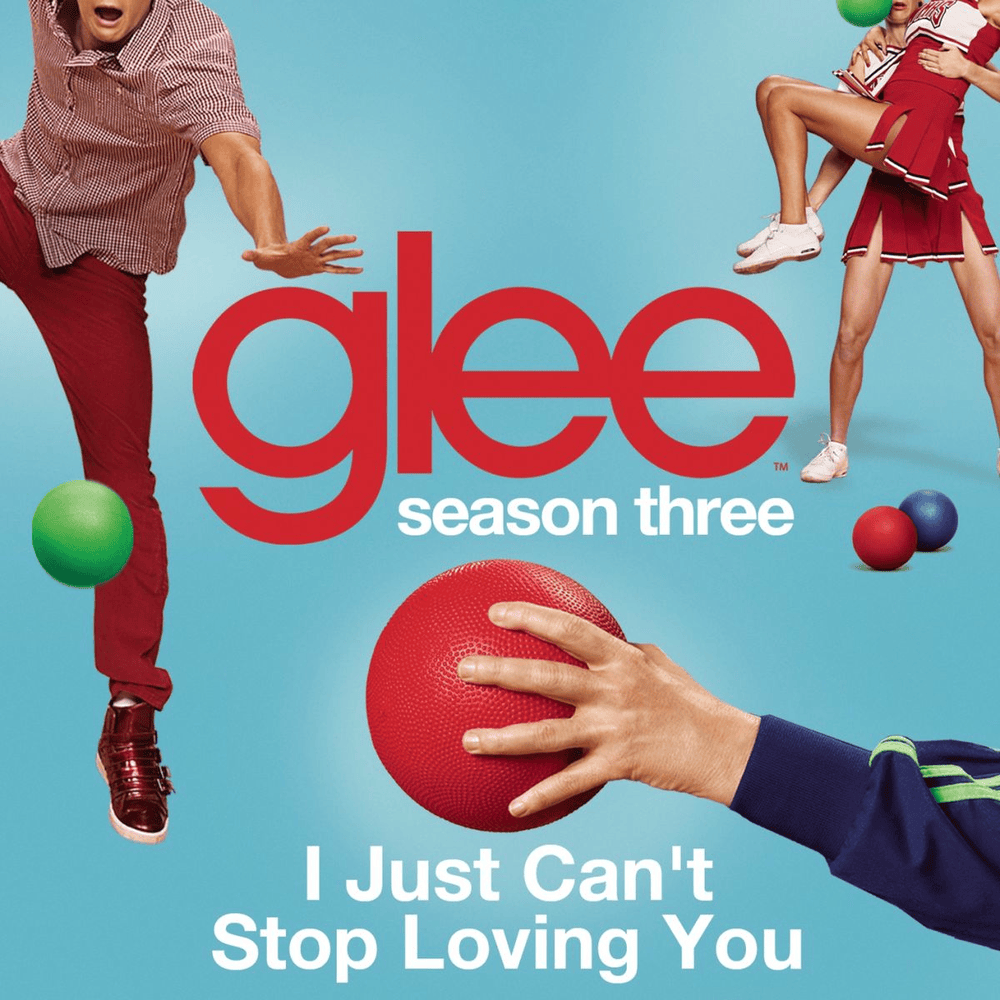 Album cover art for "I Just Can’t Stop Loving You (Glee Cast Version)" by Glee Cast