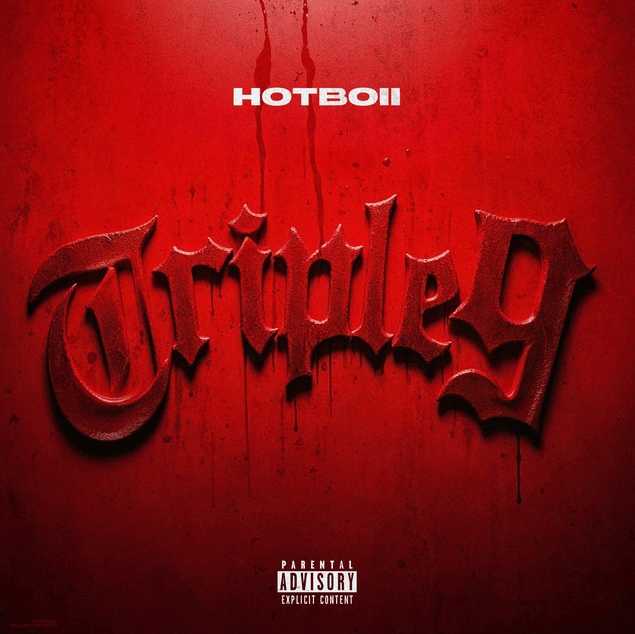 Album cover art for "Triple 9" by Hotboii