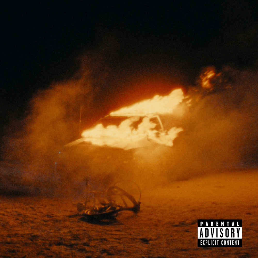 Album cover art for "FIRE" by midwxst & DC The Don