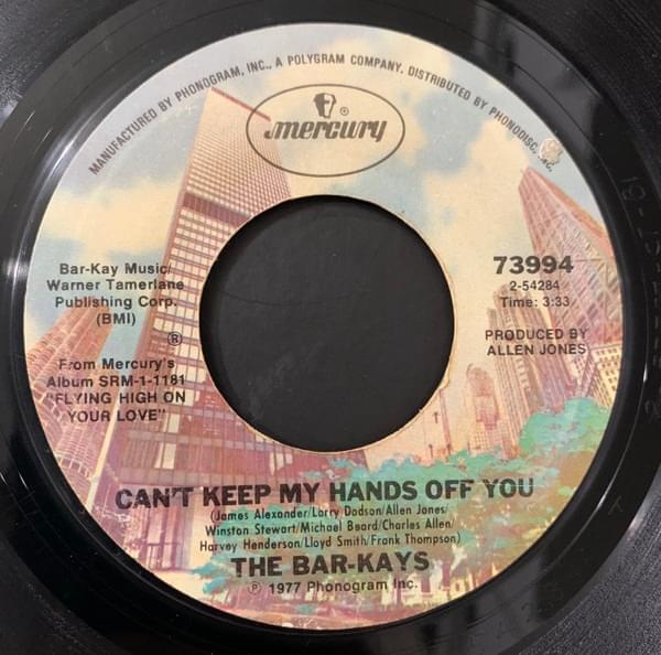 Album cover art for "Can’t Keep My Hands Off You" by Bar-Kays