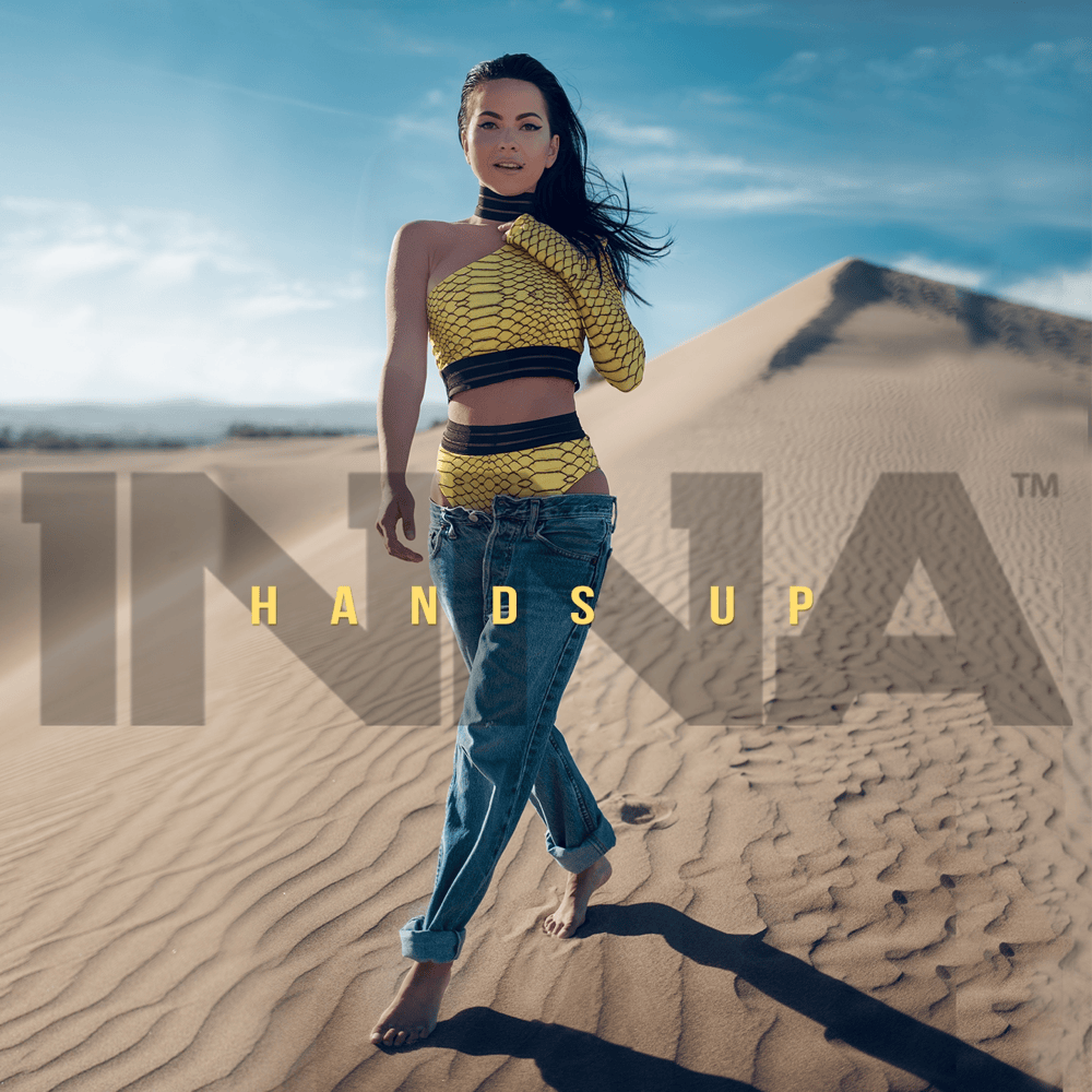 Album cover art for "Hands Up" by INNA