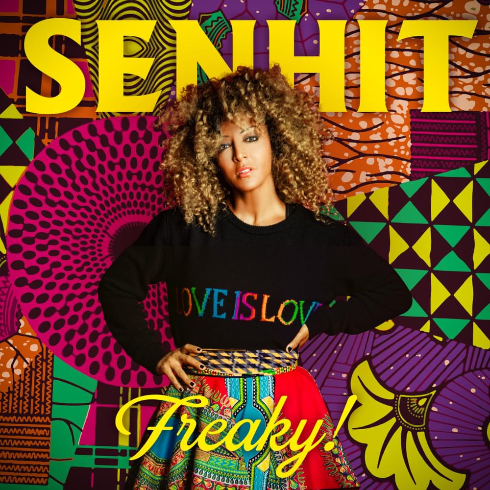 Album cover art for "FREAKY!" by Senhit