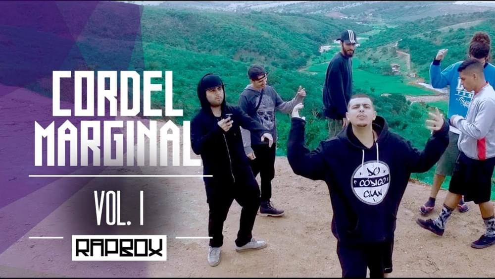 Album cover art for "Cordel Marginal 1" by Rap Box & Ian Chiappetta & prodmoral & PRK & Zaca de Chagas & Schnneider & Felipe Leal & NL & Paulista Gus