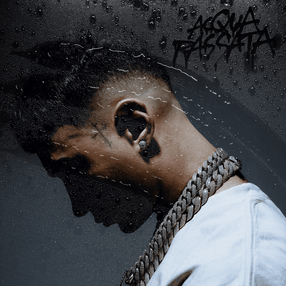 Album cover art for "Acqua Passata" by Capo Plaza