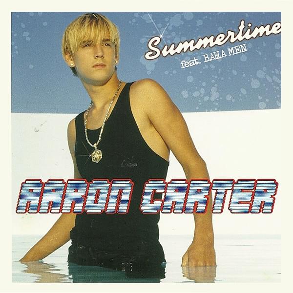 Album cover art for "Summertime" by Aaron Carter & Baha Men