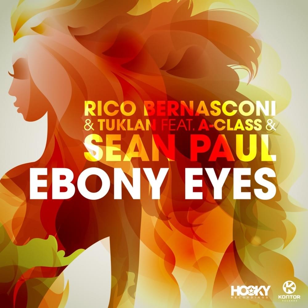 Album cover art for "Ebony Eyes" by Rico Bernasconi & A-Class & Sean Paul