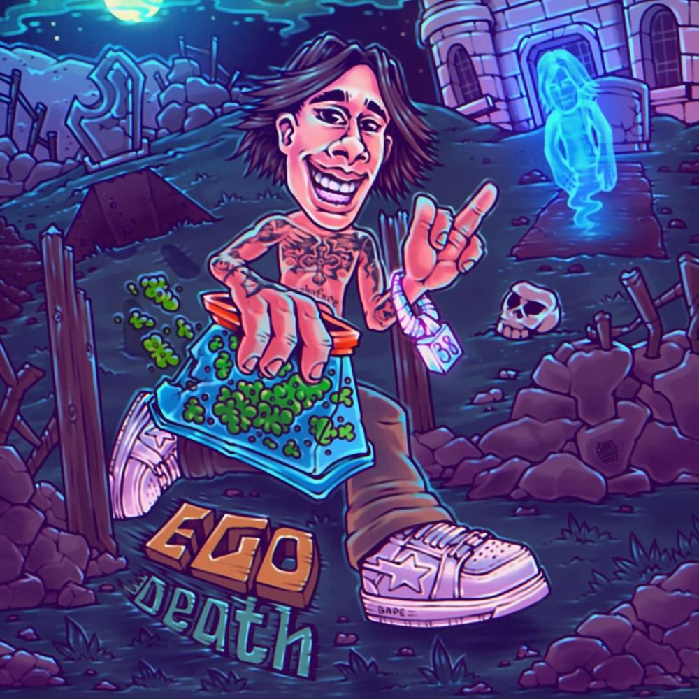 Album cover art for "KUSH COMA" by Sin Davis