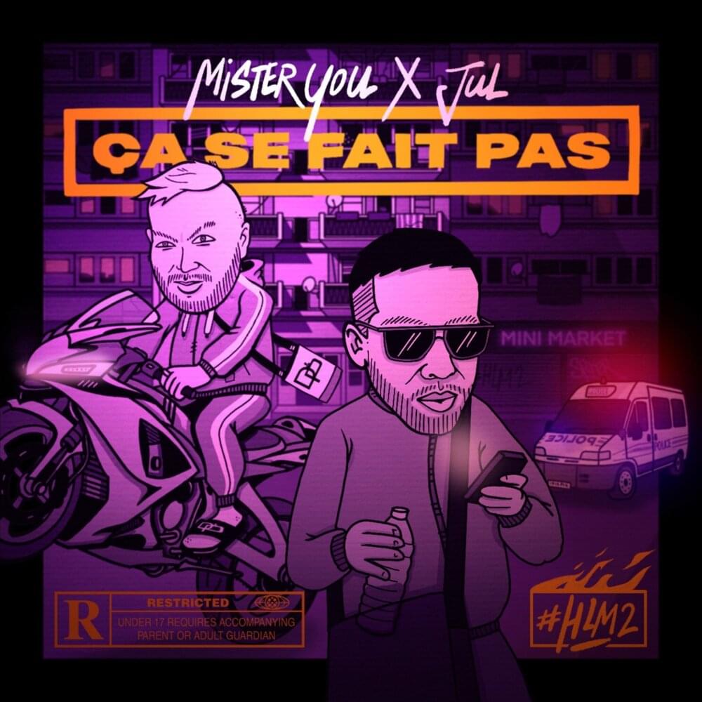 Album cover art for "Ça se fait pas" by Mister You & JuL