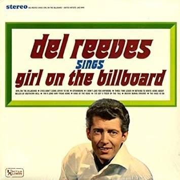 Album cover art for "Girl on the Billboard" by Del Reeves