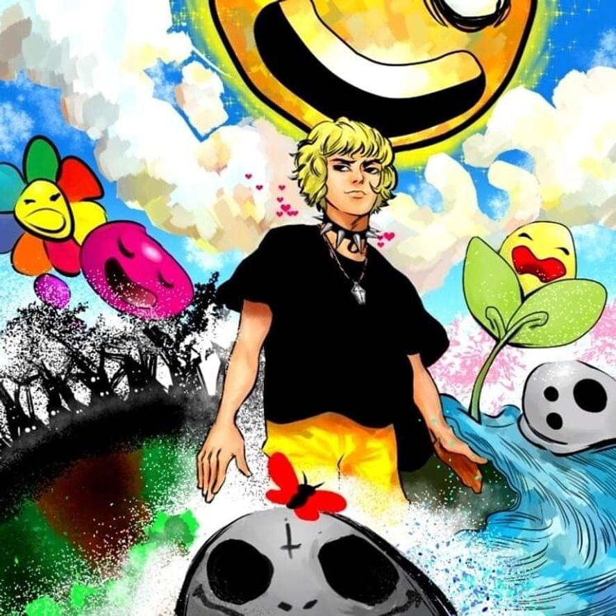 Album cover art for "R.I.P" by Rojuu