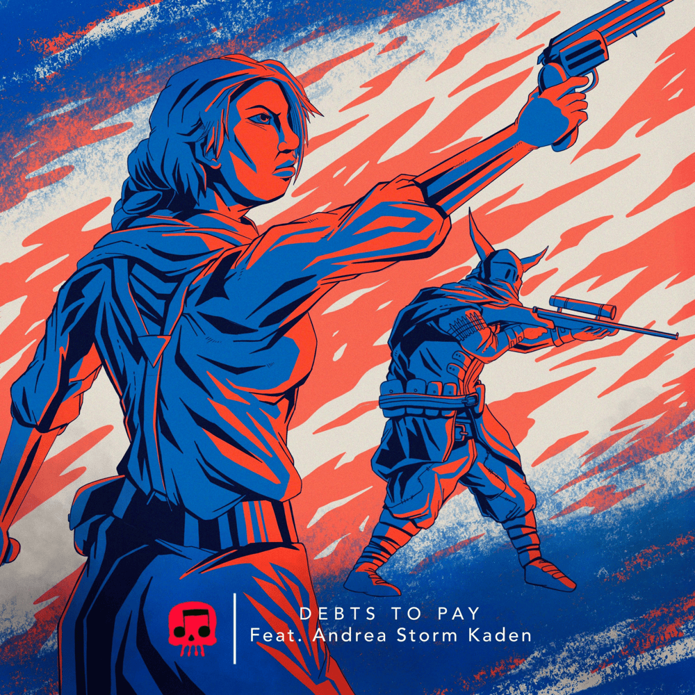 Album cover art for "Debts to Pay" by JT Music & Andrea Storm Kaden